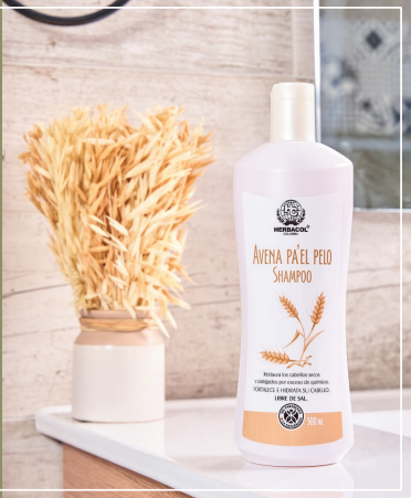 Shampoo de avena 500 ml