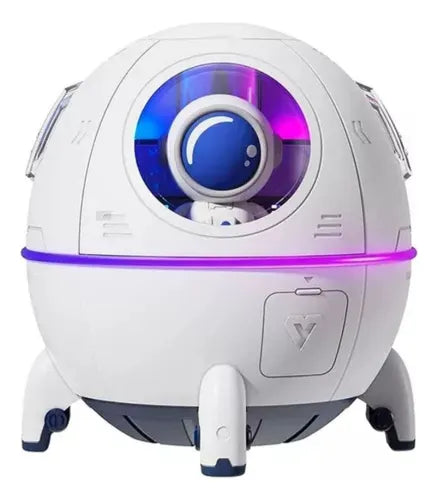 Humidificador de aire nave espacial con luz LED