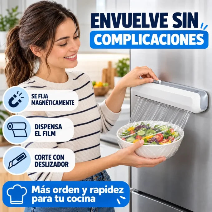 Dispensador magnético de vinipel con cortador