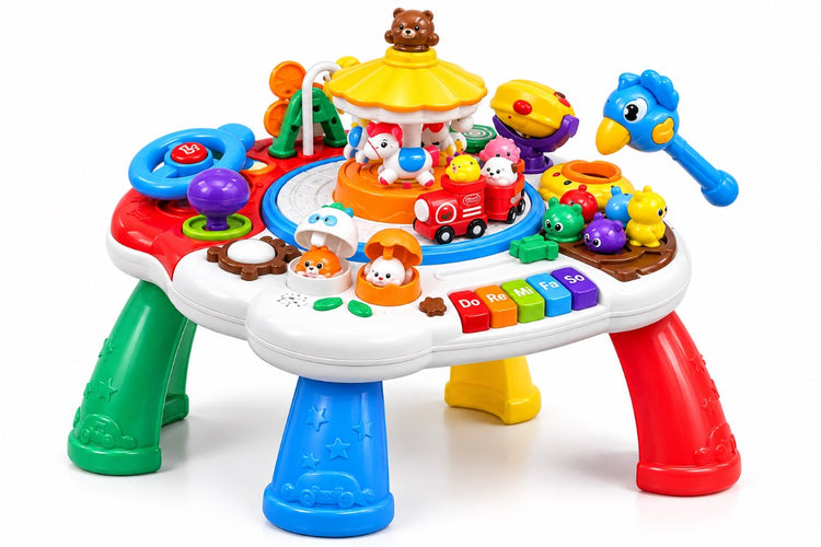 Mesa de actividades interactiva para bebé