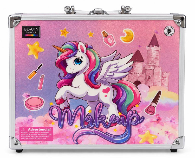 Maletín de maquillaje infantil unicornio